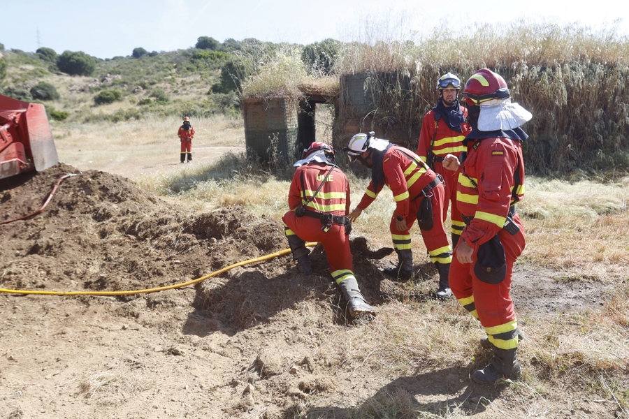 La UME completa su adiestramiento para la campaña de incendios forestales