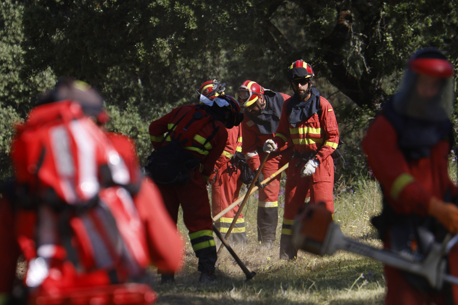 La UME completa su adiestramiento para la campaña de incendios forestales