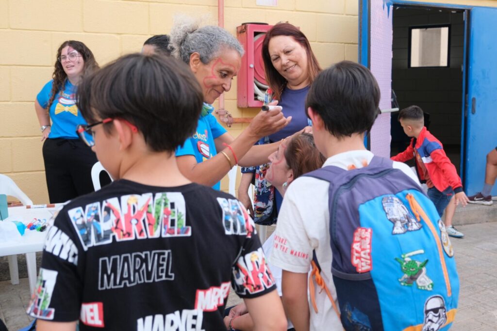Una de las actividades de la Fiesta Intergeneracional organizada en Ciudad Alta