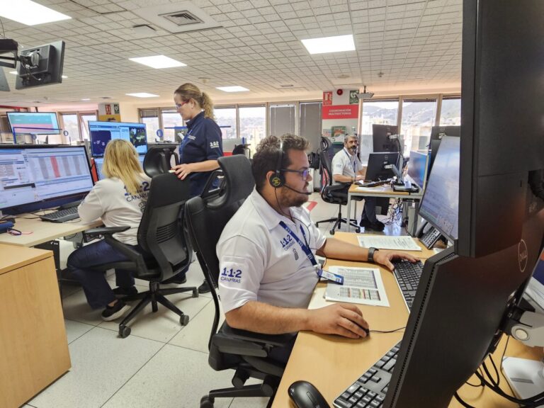 Desvían hasta este miércoles todo el tráfico de llamadas del 112 a la sala operativa de Tenerife