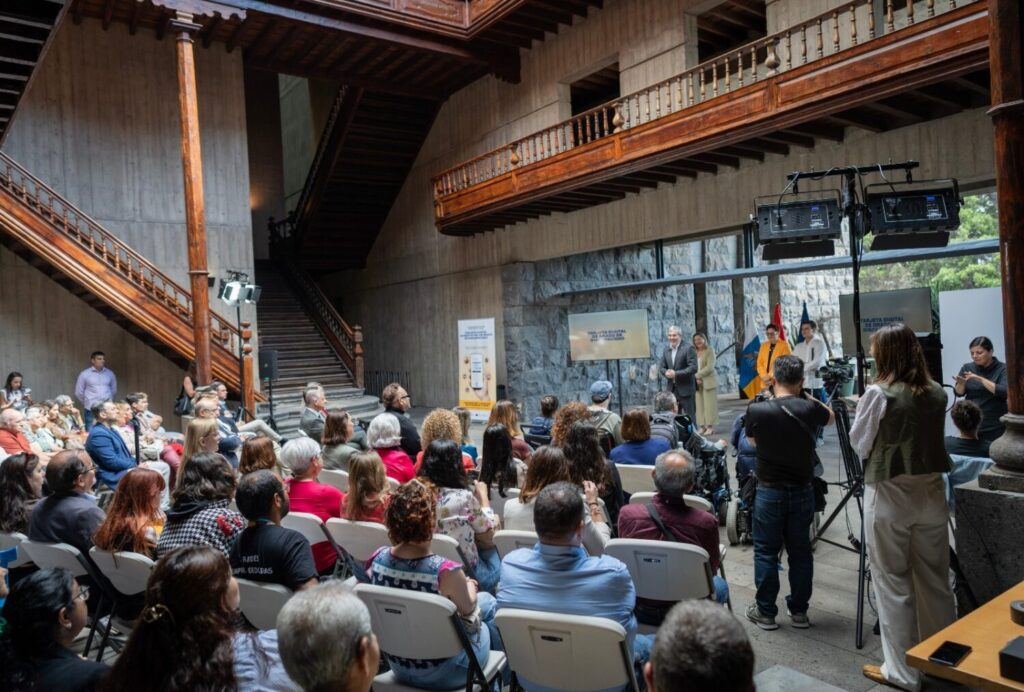 Momento de la presentación de la Tarjeta Digital de Discapacidad | Gobierno de Canarias