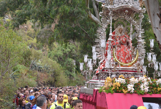 La última Bajada de la Virgen del Pino desde Teror a Las Palmas de Gran Canaria se produjo en 2014 / Ayuntamiento de Teror 