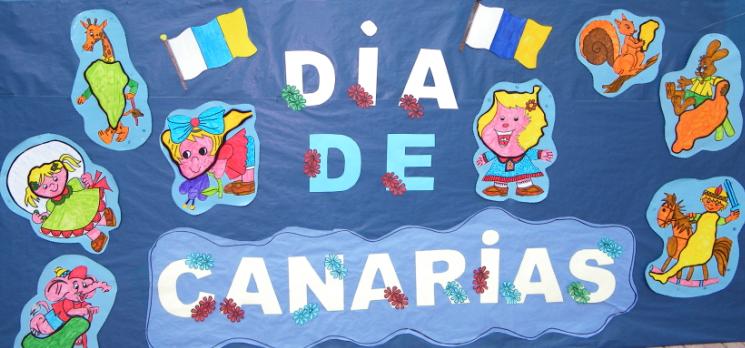Cartel del Día de Canarias. El Día de Canarias se celebra con diferentes actos por todas las islas.