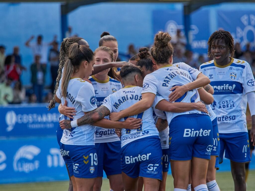 El Costa Adeje Tenerife asegura la sexta plaza al ganar de manera contundente al Real Sociedad por 4-1 en la Liga F