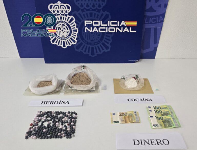 La Policía Nacional desmantela un punto de heroína en San Cristóbal de La Laguna