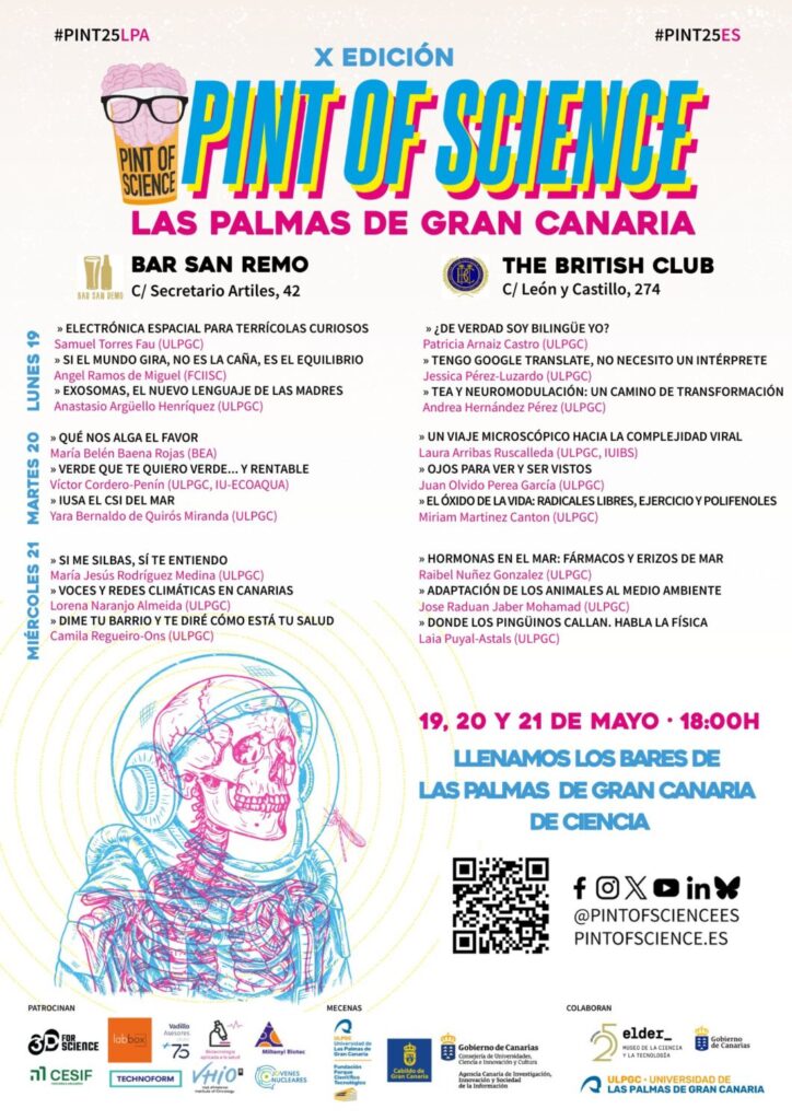 La ciencia vuelve a los bares de capital grancanaria con 'Pint of Science'