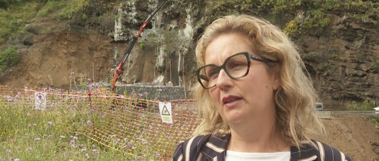 La carretera general de Tijarafe sufrirá cortes para las obras de un túnel