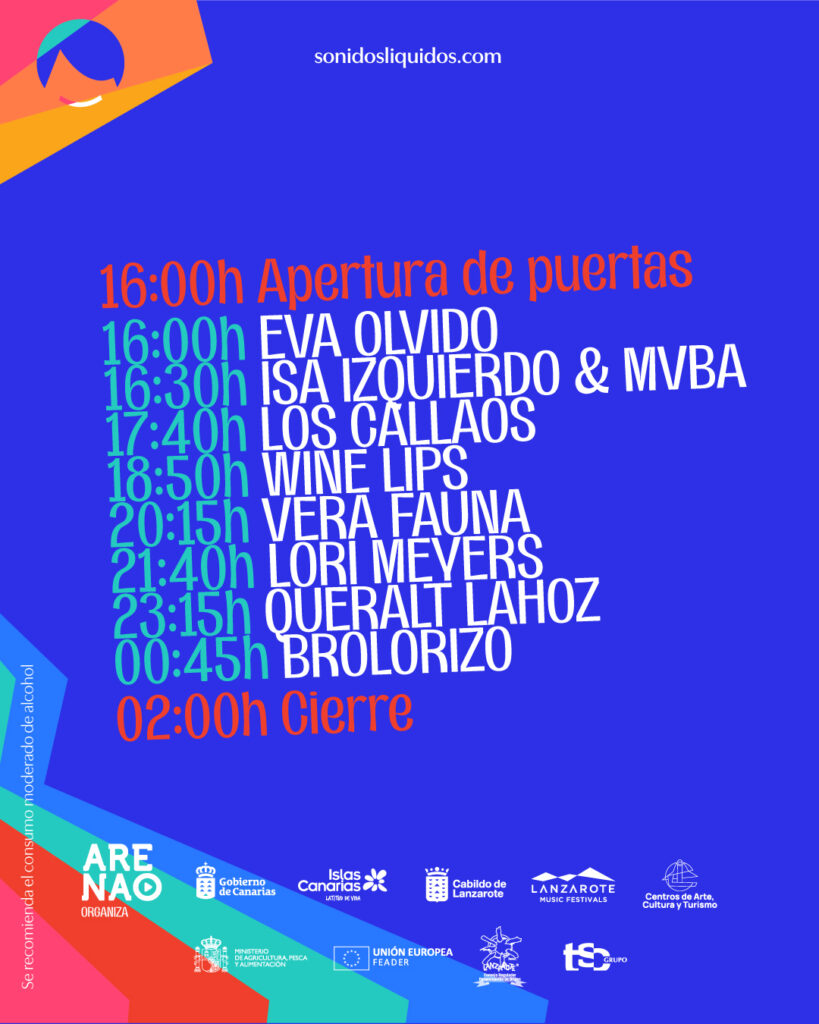 Horario del festival Sonidos Líquidos 2025