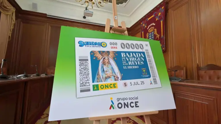 La ONCE dedica un cupón a la Bajada de la Virgen de los Reyes