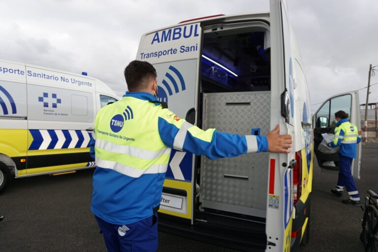Casi 500 mil personas atendió el Transporte Sanitario No Urgente en 2024 en Canarias