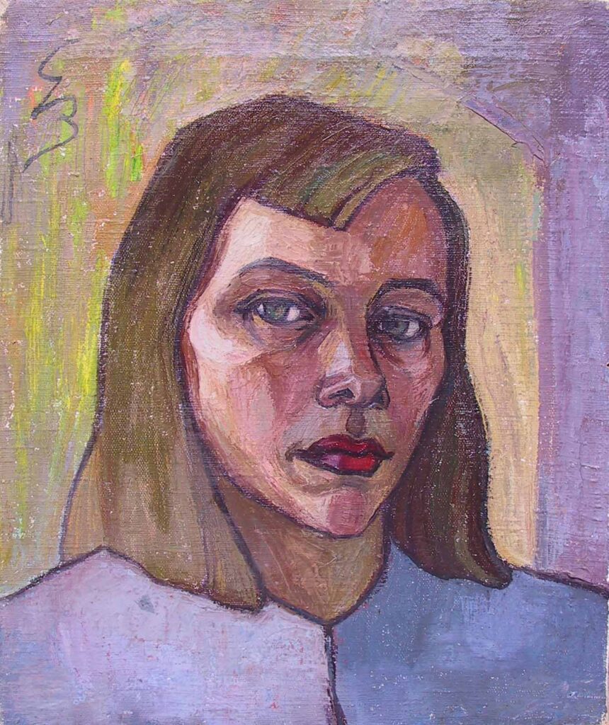 La Casa de Colón acoge ‘Gina Berndtson en perspectiva: mujer, arte e historia’. Autorretrato de Gina Berndtson de 1948/ Cabildo de Gran Canaria.