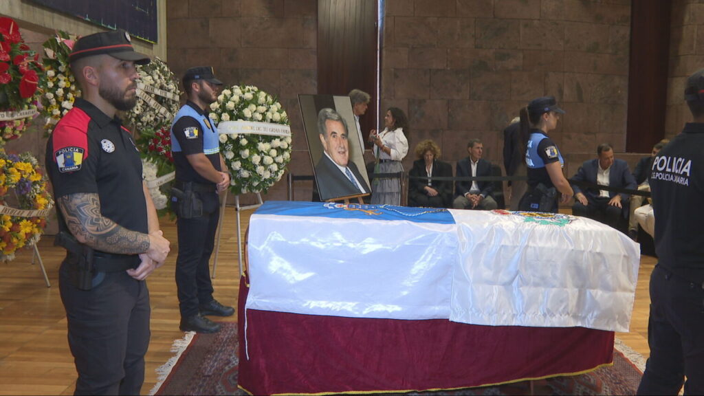 Capilla ardiente. Presidencia del Gobierno. Imagen RTVC