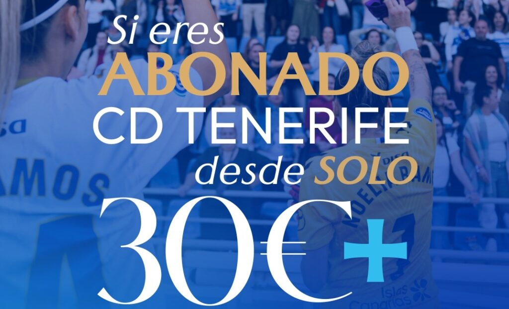 El CD Tenerife Femenino se une a la campaña de abonos del CD Tenerife. Imagen cedida por el club