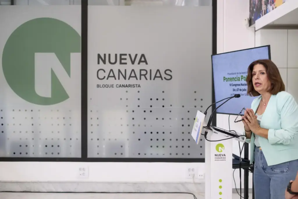 La ponencia de NC sitúa a la formación como alternativa nacionalista para Canarias. Imagen; Carmen Hernández. EFE
