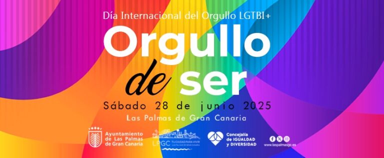 Las Palmas de Gran Canaria celebra el ‘Orgullo de Ser’ en el Día Internacional del Orgullo LGTBI+
