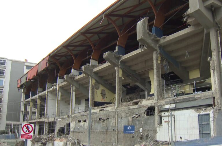 La obra del Centro Insular de Deportes dejará 500 toneladas de escombros reutilizables