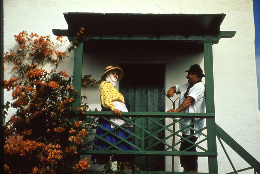 Imagen incluida en la campaña para digitalizar imágenes privadas antiguas del campo de Lanzarote