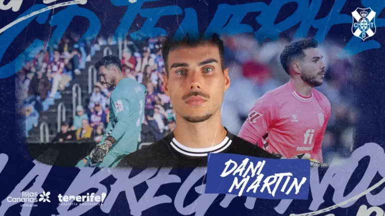 Dani Martín, nuevo guardameta del CD Tenerife