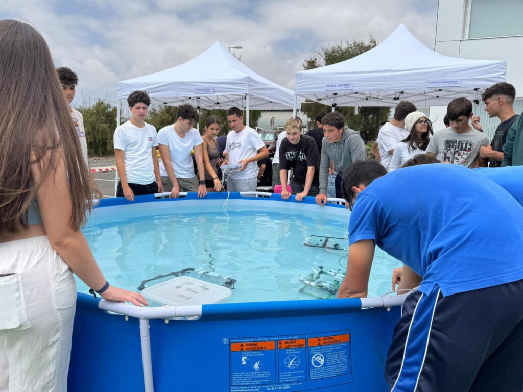 Primera sesión de la muestra de robótica marina. Imagen PLOCAN