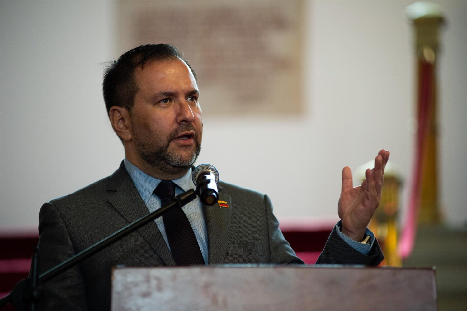 El ministro de Asuntos Exteriores de Venezuela Yván Gil