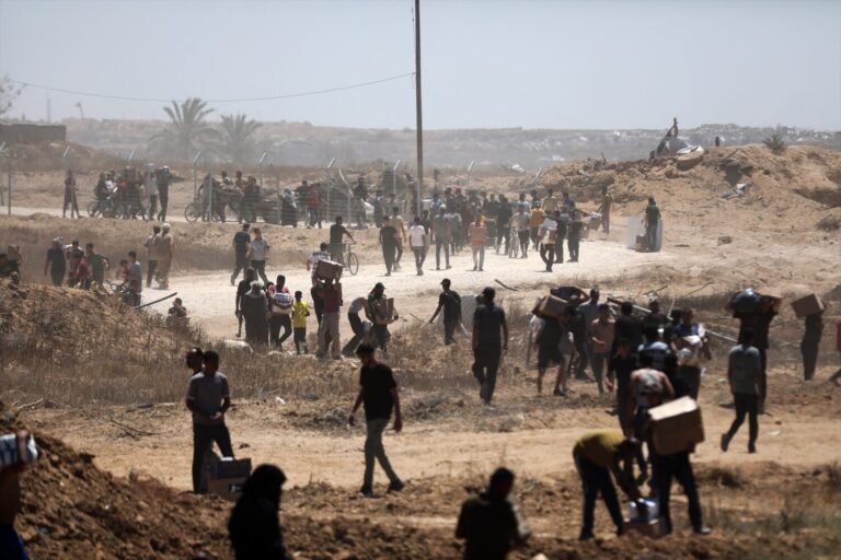 La Fundación Humanitaria para Gaza cierra sus puntos de entrega de ayuda en la Franja