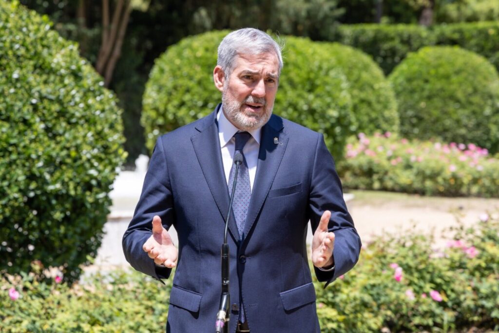 El presidente de Canarias, Fernando Clavijo. Imagen de recurso Presidencia del GobiernoClavijo afirma que CC planteará que Sánchez se someta a una moción de confianza