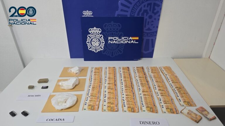 Desmantelan un punto de venta de cocaína y hachís en Los Gladiolos en Santa Cruz de Tenerife