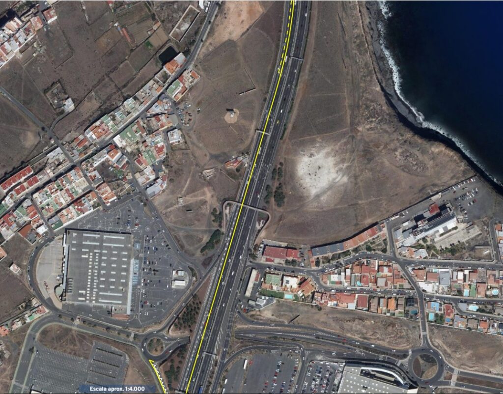 El acceso a La Pardilla desde la GC-1 se reabrirá tras las obras de ampliación de la autopista