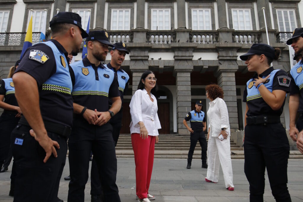 La Policía Local de Las Palmas de Gran Canaria se fortalece con 45 agentes en prácticas, 5 inspectores y 6 subinspectores/ Ayuntamiento de Las Palmas de Gran Canaria.