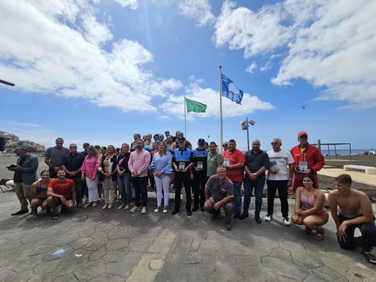 Las banderas azules en las playas de Telde cumplen 25 años
