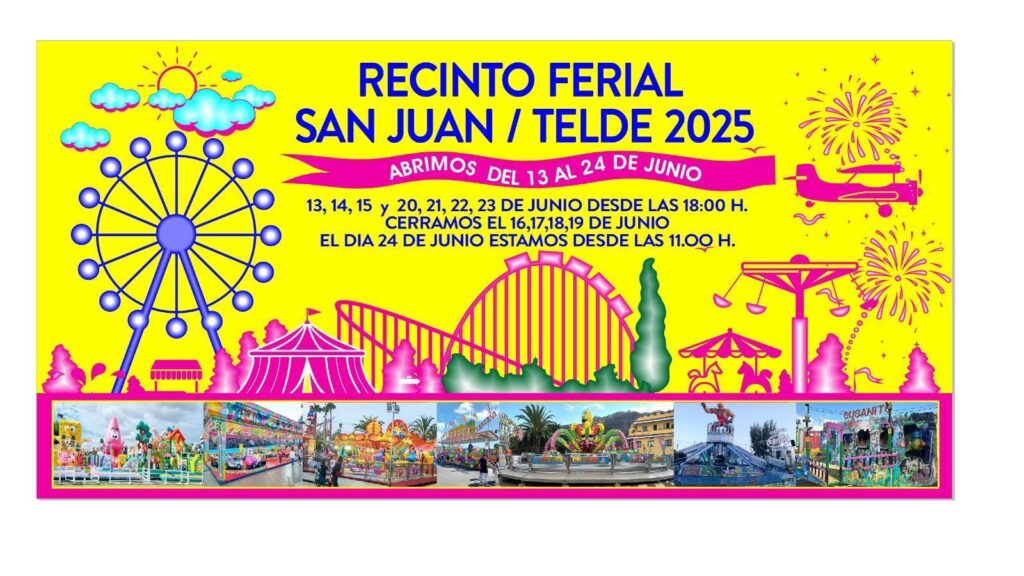 Programa de las Fiestas de San Juan Bautista 2025 de Telde