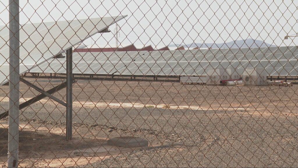 Paralizadas temporalmente las obras del parque fotovoltaico de Llanos de la Higuera, en Fuerteventura.