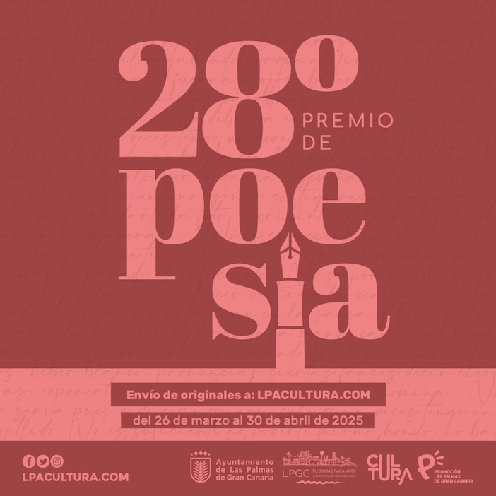 28 Premio de Poesía Las Palmas de Gran Canaria. Fiestas Fundacionales LPGC 2025