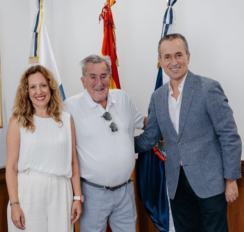 Rosa Dávila con Manuel Hermoso