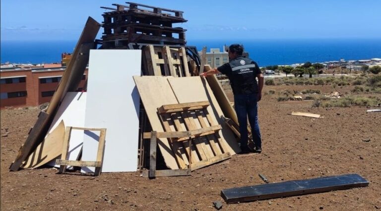 Santa Cruz de Tenerife activa su dispositivo preventivo ante las hogueras de San Juan de este lunes
