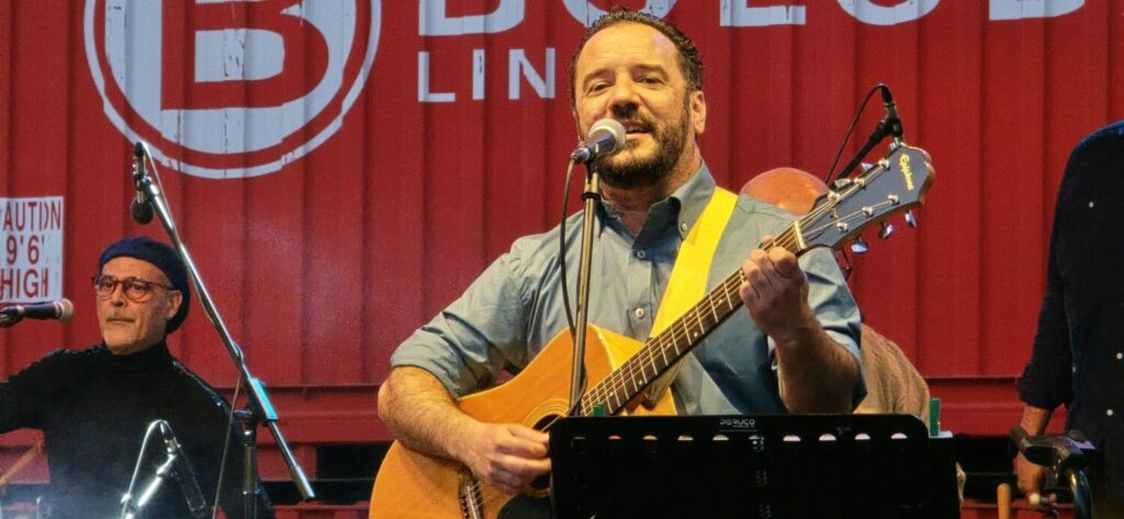 Taburiente en concierto en la Bajada de la Virgen de las Nieves 2025