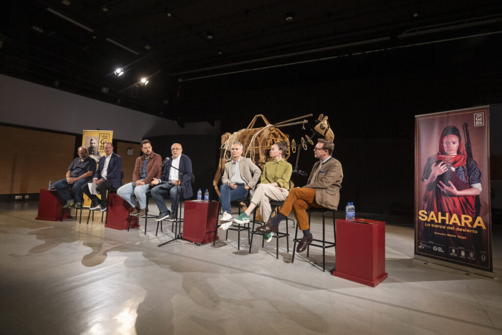‘SAHARA. La barca del desierto’, una obra alrededor de un conflicto olvidado en los márgenes de la historia. Un instante de la presentación del montaje SAHARA. La barca del desierto/ Unahoramenos Producciones.