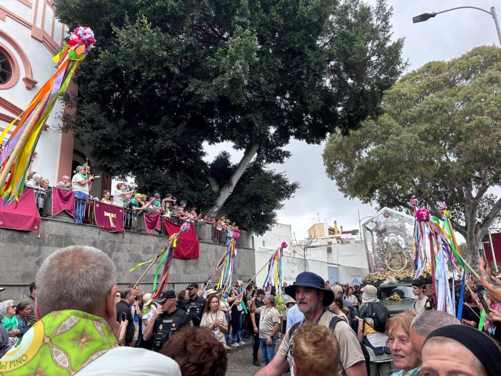 La Virgen del Pino en Tamaraceite se encuentra con la comunidad de San Antonio Abad / Diócesis de Canarias