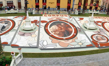 Alfombras de la Orotava. Ayuntamiento Villa de la Orotava