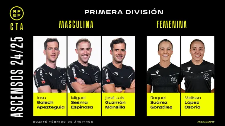 Los árbitros han pasado examen: hay aprobados y suspensos para la temporada 25-26