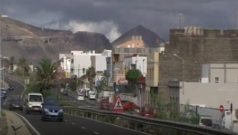 Carretera de El Puertillo, donde un joven fue atropellado y permanece ingresado en estado grave
