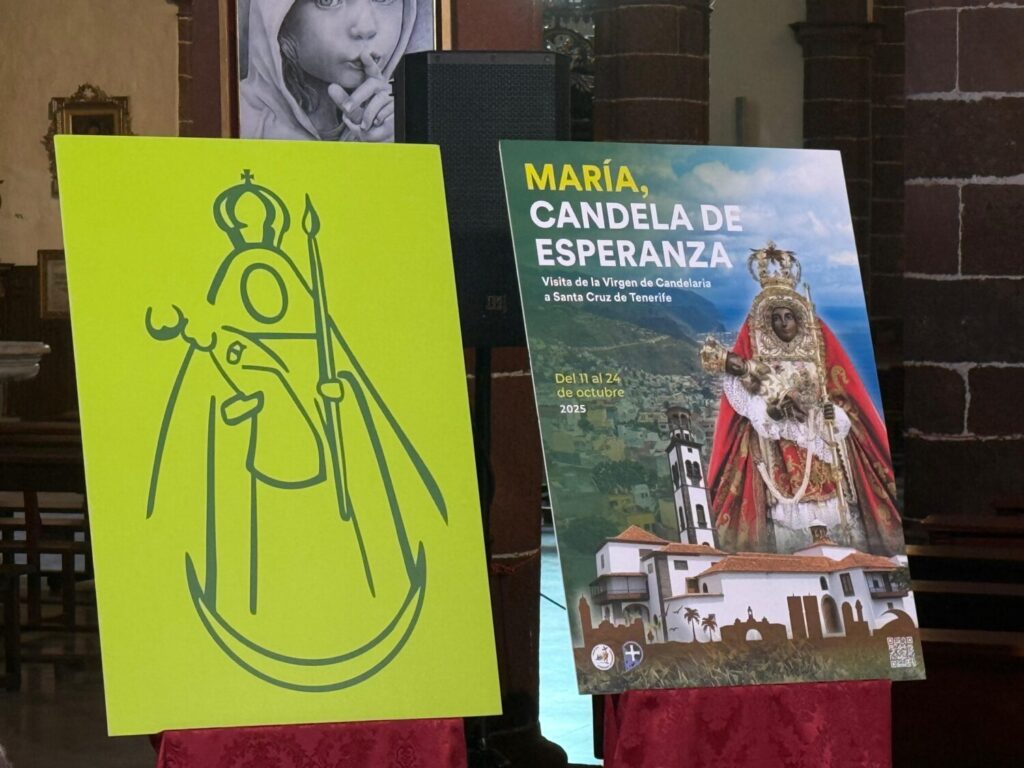 Presentación de la colaboración entre instituciones con motivo de la Visita de la Virgen de Candelaria a Santa Cruz de Tenerife en octubre de 2025