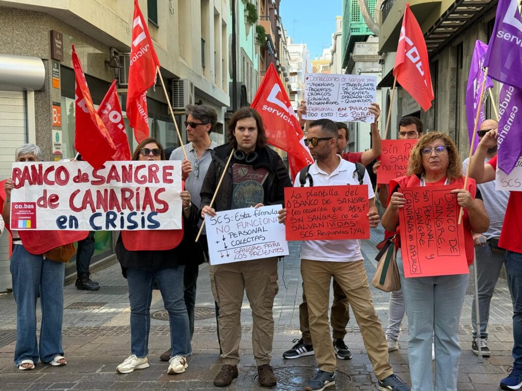 Comisiones Obreras alerta de una reducción encubierta de hasta el 30% en la plantilla del Banco de Sangre afectando a las colectas diarias 