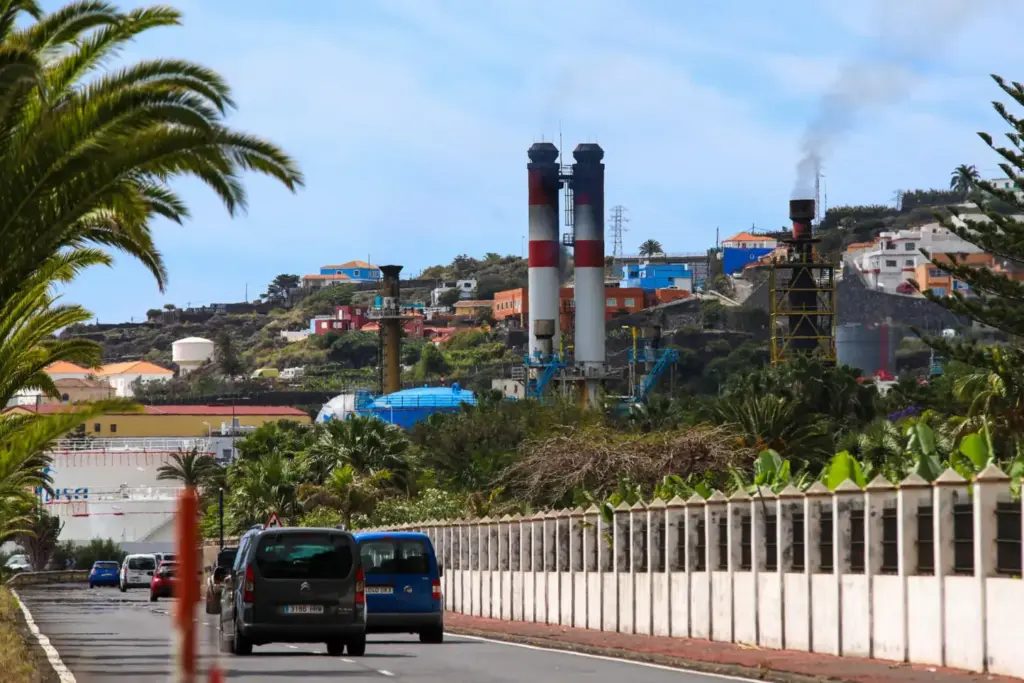 La central térmica de La Palma, las más antigua de Canarias