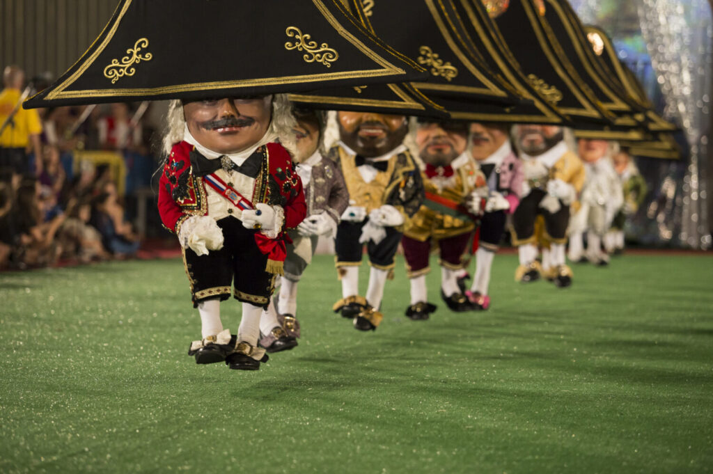 Los Enanos de La Palma en su tradicional danza (fotografía del Ayuntamiento de La Palma)