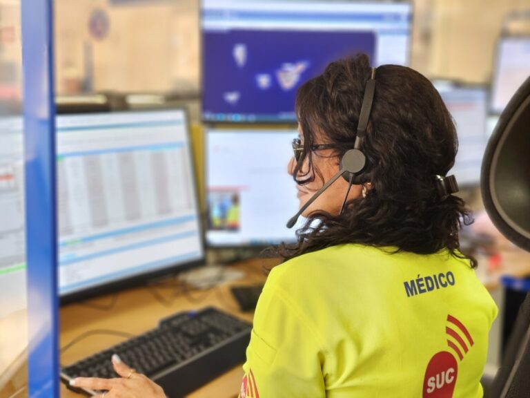 Una mujer herida moderada al sufrir un accidente de tráfico en Las Palmas de Gran Canaria