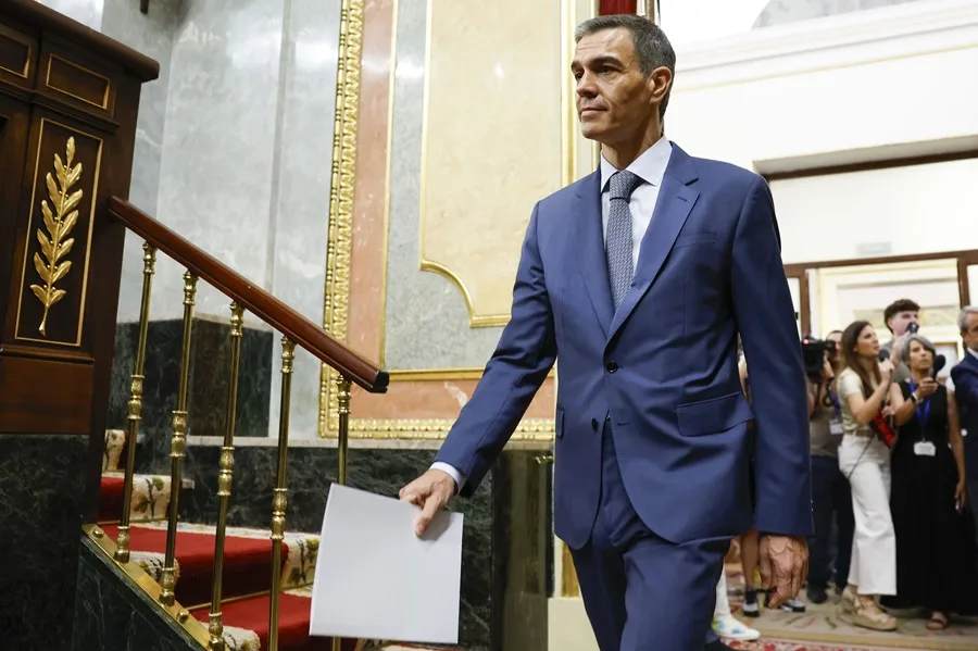 Reunión con los socios de investidura. Imagen: Pedro Sánchez, presidente del Gobierno. EFE