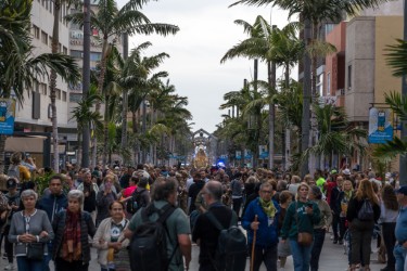 Llegada de la Virgen del Pino a Vecindario