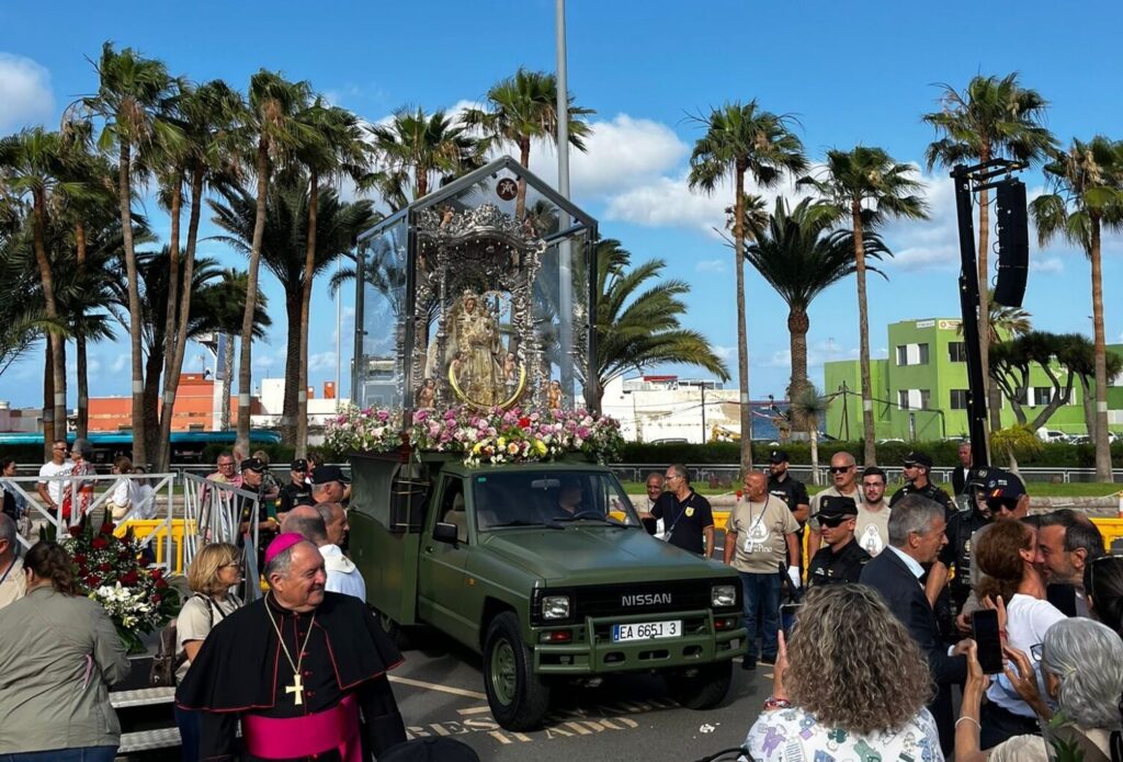 La Virgen del Pino regresa a la Catedral de Santa Ana