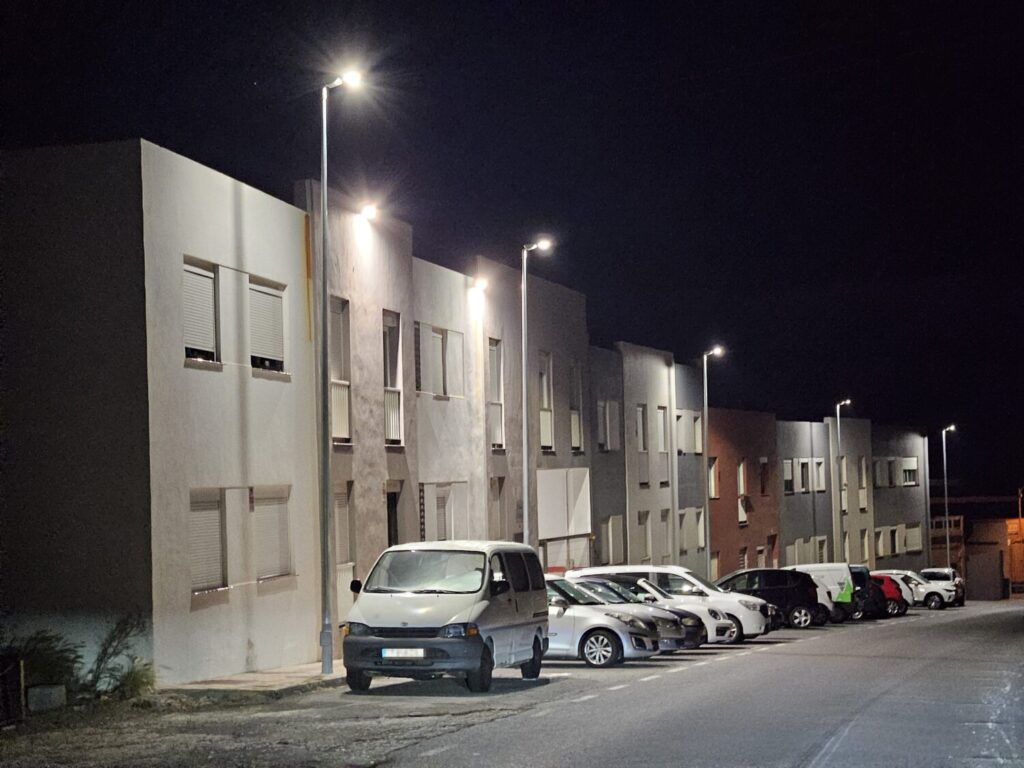 Imagen del alumbrado en una calle de Santa Cruz de Tenerife / AYUNTAMIENTO DE SANTA CRUZ DE TENERIFE